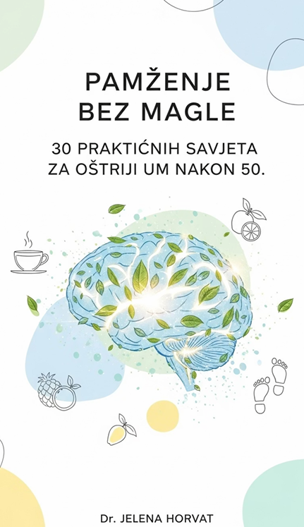 Naslovnica vodiča Pamćenje bez magle — Dr. Jelena Horvat